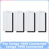 Compatible for Conga 1099 Connected / 1990 Connected Robot Vacuum Spare Parts Main Side Brush Filter Mop Replacement Accessory