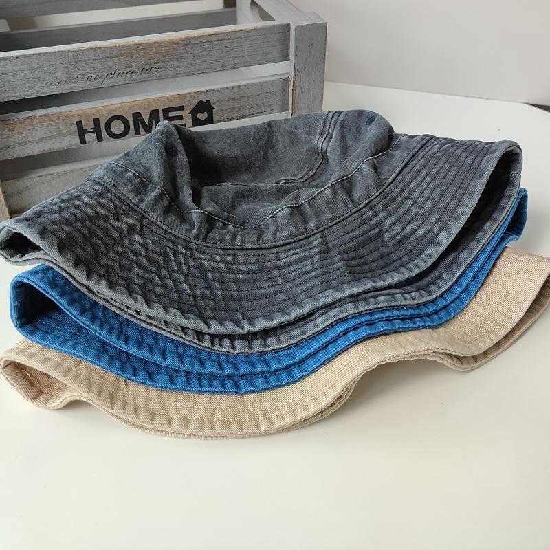 Панама большого размера для мужчин из чистого хлопка, шляпа рыбака, корейская мужская женская 59см 60см 62см 63см женская панама