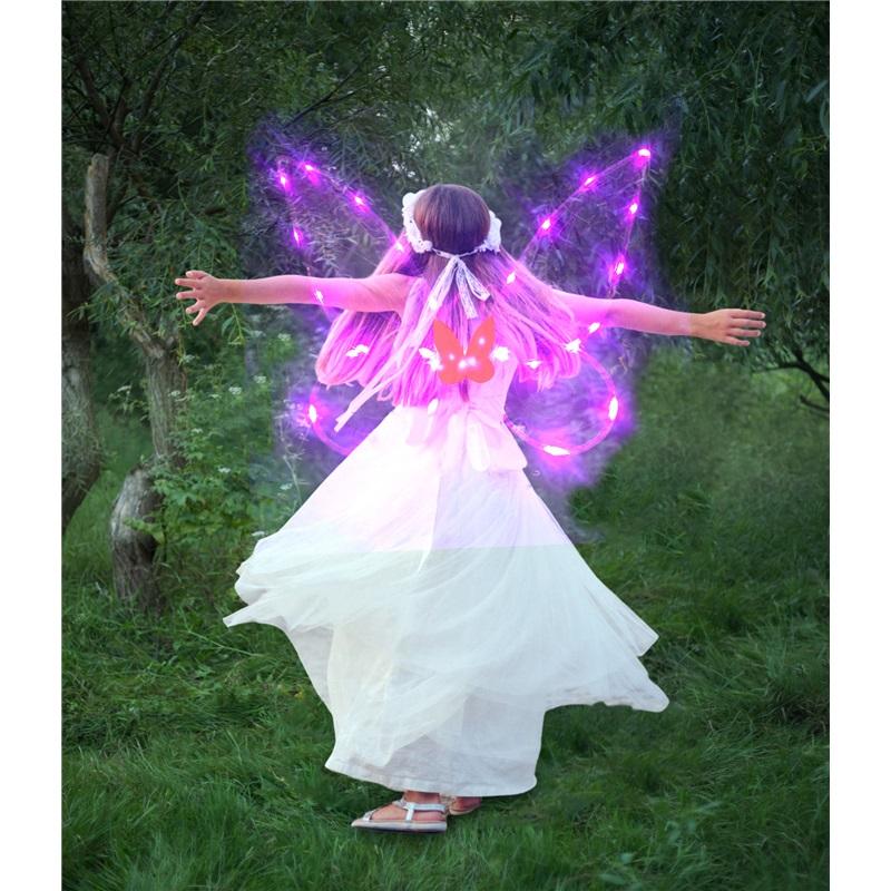 Большие Красочные Крылья Бабочки Феи Складные Крылья Ангела Реквизит Для Детского Фестивального Выступления Сценические Костюмные Аксессуары