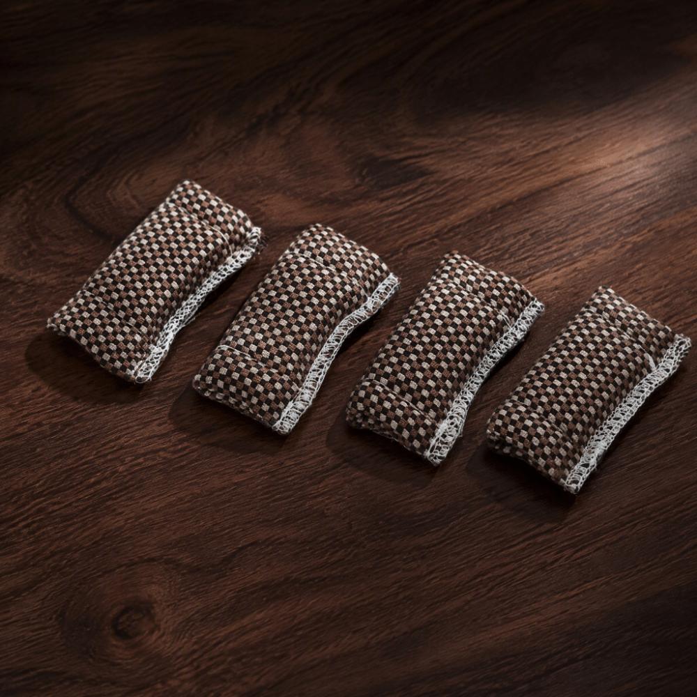 4pcs Burnishing Tool Cue Shaft Burnishers Cloth Material Billiard Cleaner Tools For Pool Cue
