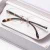 Женские Овальные Без Оправы Очки для Чтения Мужские Модные Стильные Плюс Диоптрии Гиперметропия Унисекс Ультралегкие Без Оправы Очки для Дальнего Зрения
