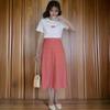 New ArrivAlS Open Run Women S Flower deSign BAck BAnd FlAre A Line Skirt