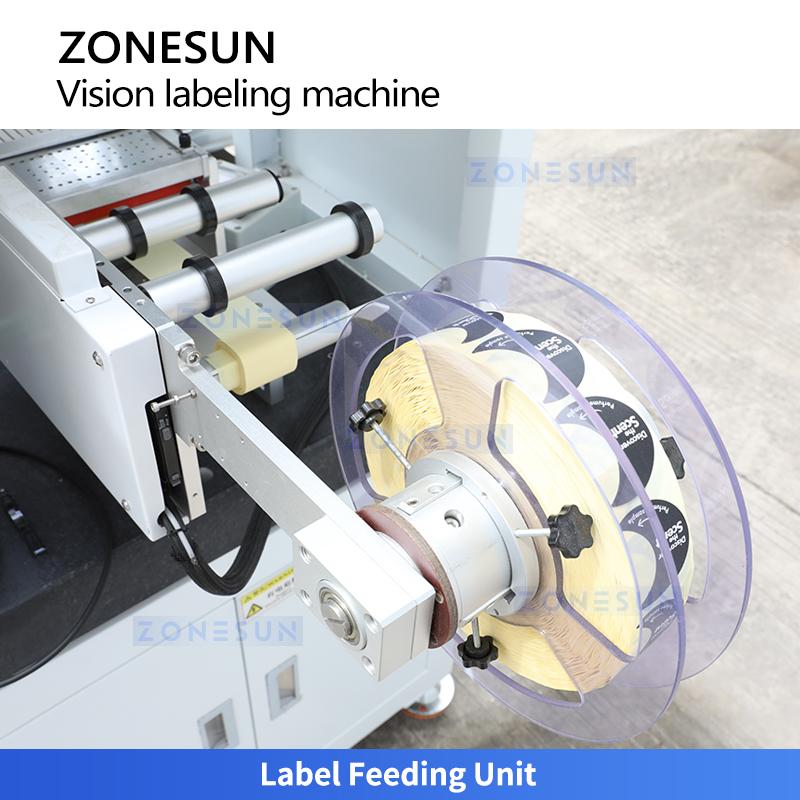 ZONESUN ZS-STB3 Automatic Vision Positioning Labeling Machine CCD Camera Guided Smart Visual Alignment
