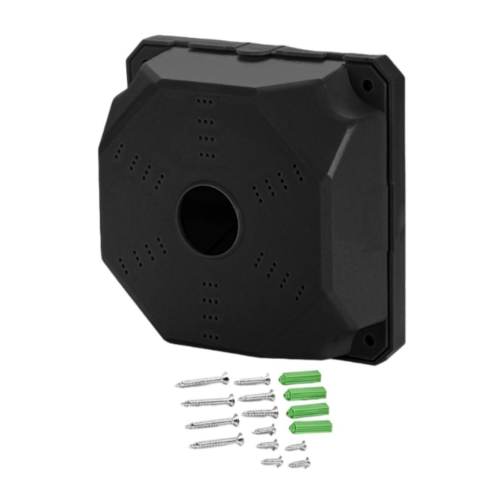 Junction Outlet Box Waterproof Wear Resistant Security Camera Mount Box for Surveillance Cameras Dome Cameras Indoor Home Office