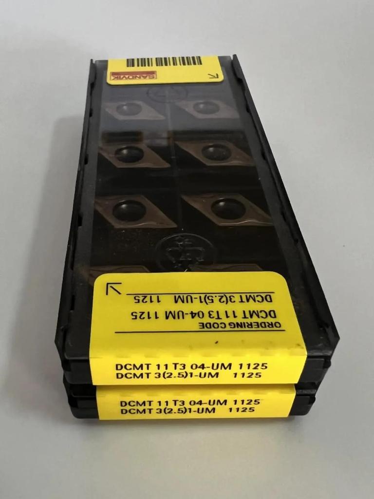 Original Sandvik / DCMT11T302-UM 1125 / CNC Lathe Carbide Blade 10 PCS