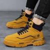 British Style Desert Big Yellow Boots Men's Outdoor Martin Boots Men's Autumn and Winter 2024 Tooling Locomotive Shoes High Top