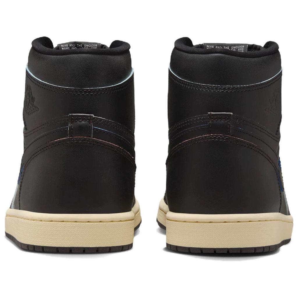 Jordan Air Jordan 1 High top Винтажные Баскетбольные Кроссовки Мужские Черные Азиатская Версия DZ5485-002