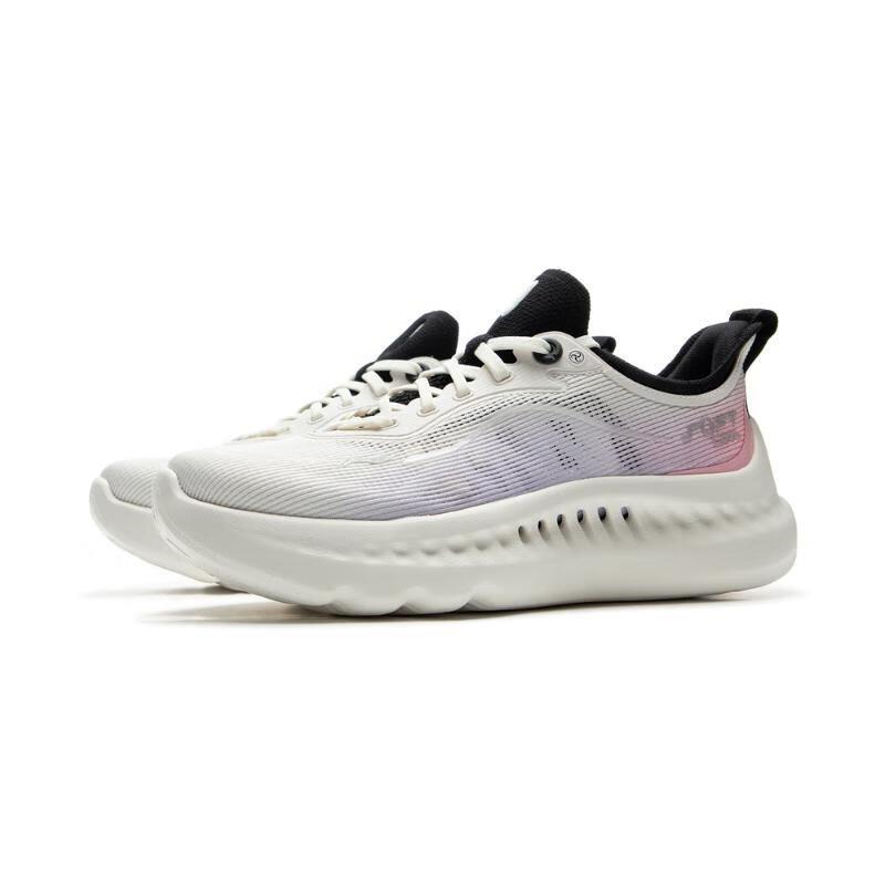 Li Ning SOFT COOL 2 Повседневная обувь Женская Низкие Кеды Цвет: Облачно-фиолетовый, Розовый бальзамин AGLV010-6