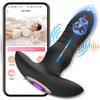 Телескопическая вибрирующая анальная пробка Анальный вибратор приложение беспроводной пульт дистанционного управления секс-игрушки для женщин Анальный дилдо Массажер простаты Мужская анальная пробка
