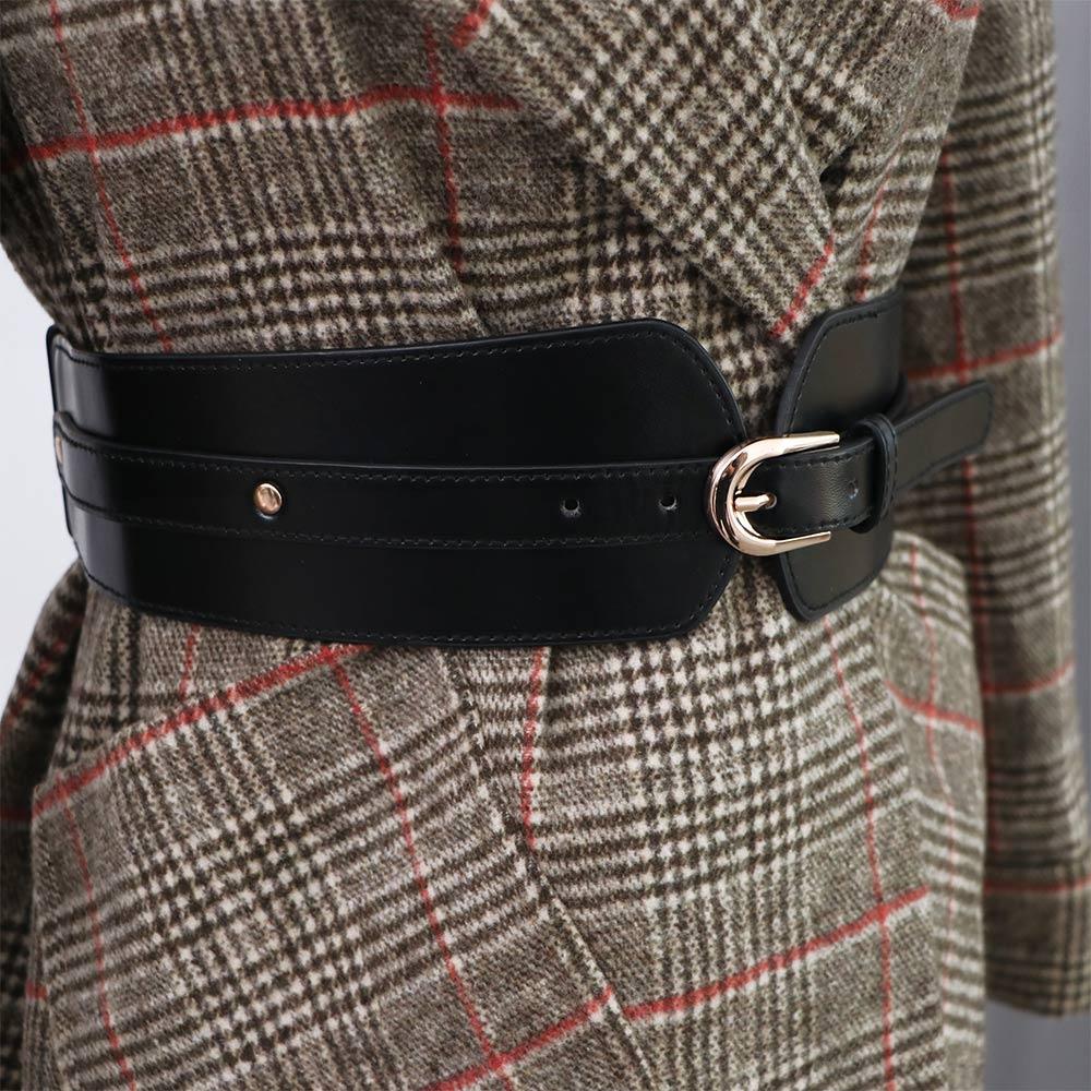 Big Black Camel Women Party Female Buckle Women Waistband Dress Waistband Solid Color Wide Belt