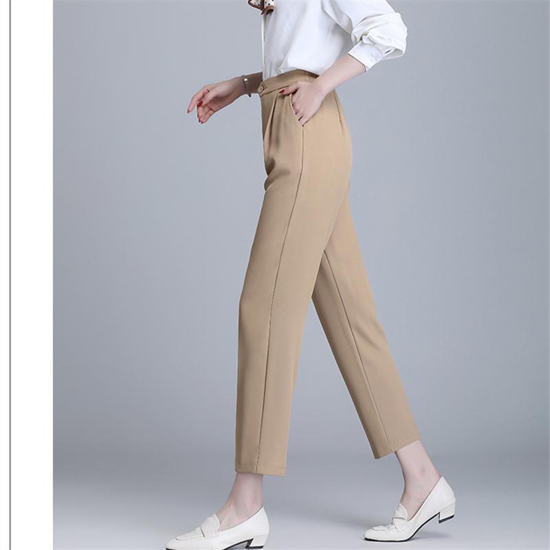 Women Spring Summer Casual High Waist Wide Leg Trousers Office Straight Pencil Suit Trousers Korean Stytle Harajuku Fashion Pant
