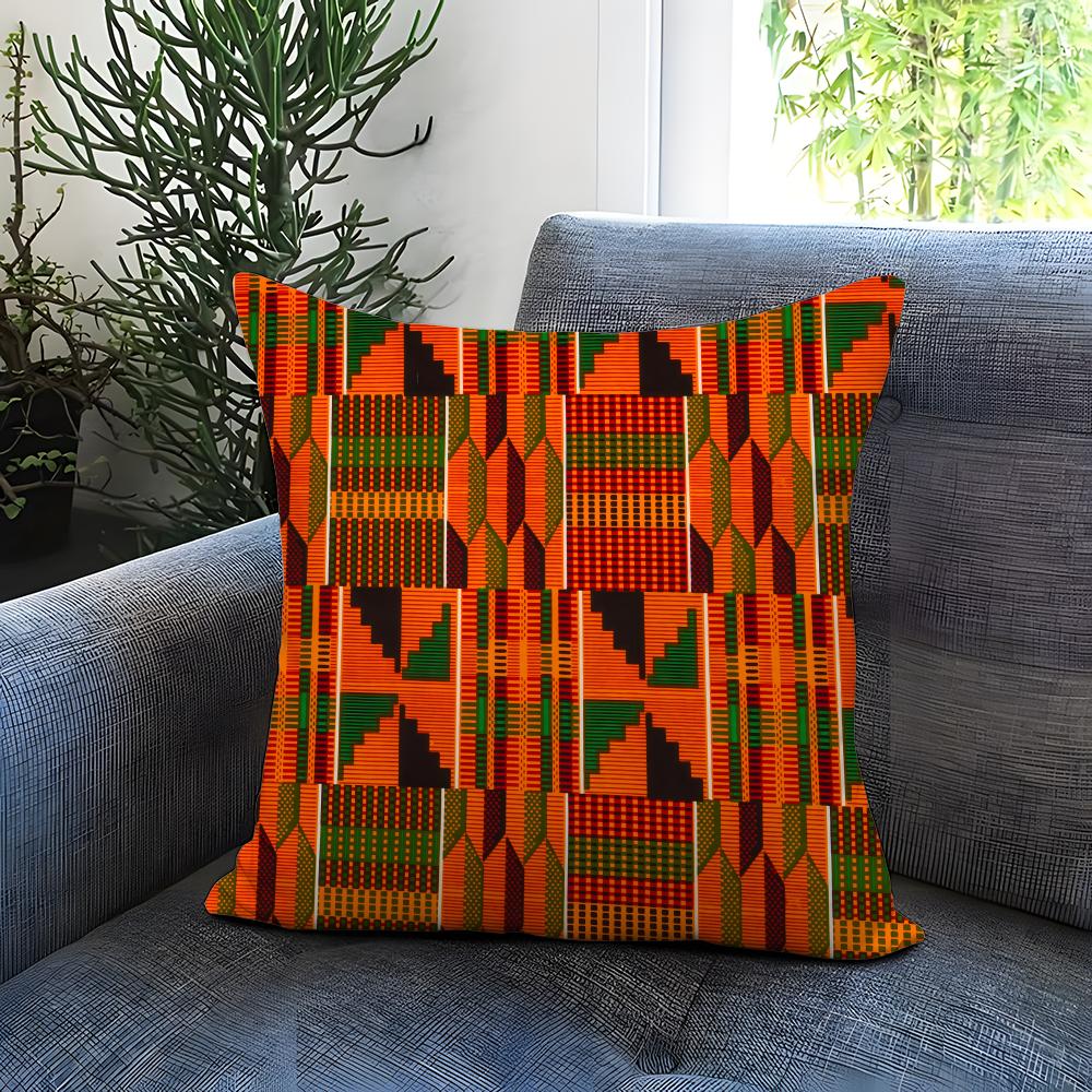 Artistic Background Patterns Cushion Cover Comfortable Reversible Pillow Cover Ideal for Car Sofa Bedroom  Beyond
