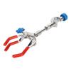 3 Prong Lab Clamp with Rubber Coating Pressure Adjustment 3 Finger Flask Clamp for Holding Objects