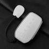 Metal And Goatskin Car Key Case Cover For Toyota Sequoia Cross Fortuner Prius Venza Alphard Vellfire Sienna Tundra Mirai Yaris