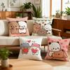 Наволочка подушки Панда Бубу Дуду Декор Комната Магазин Автомобиль Лучший Дом Офис Кофе Подушка Диван Принт Скандинавская Простота Хит