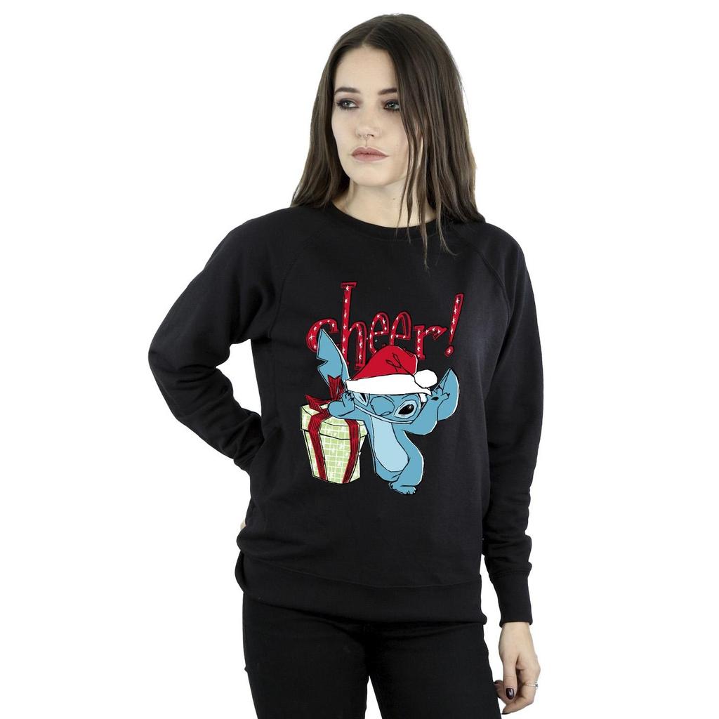 Disney Womens/Ladies Lilo And Stitch Cheer Sweatshirt