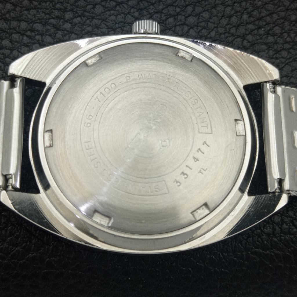 Seiko HAND-WINDING 66A JAPAN MENS VINTAGE ORIGINAL DIAL WATCH A703925-1 R213g-a703925