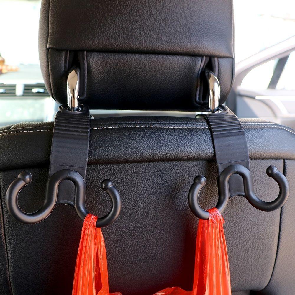 Claw Type Invisible Seat Back Adjustable Bending Car Cargo Hook Seat Headrest Hanger Hook Bag Clip