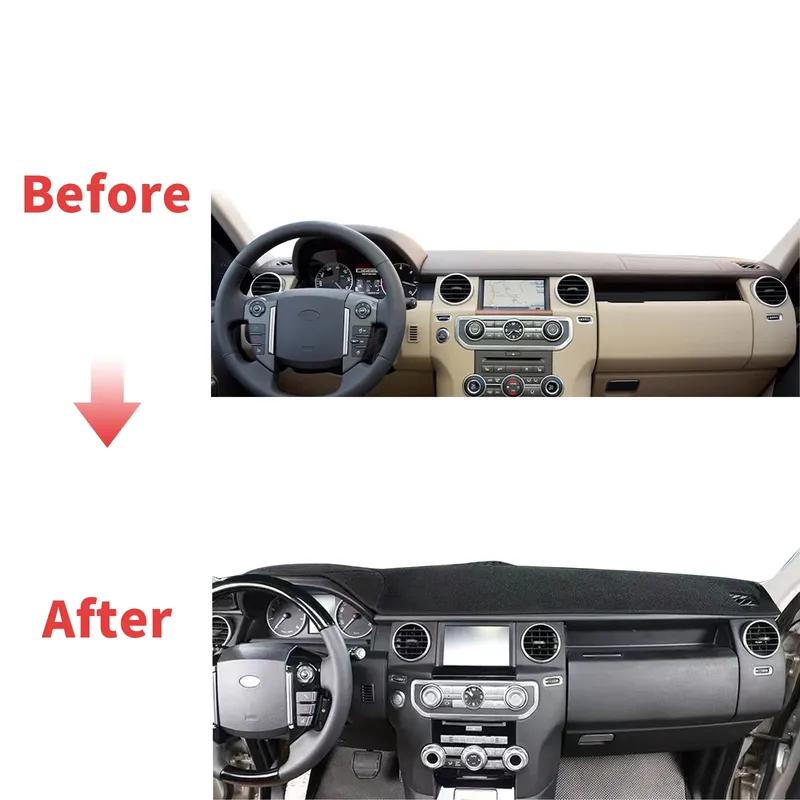 for Land Rover Discovery 3 4 2005-2015 LR3 LR4 L319 Dashmat Accessories Dashboard Cover Pad DashMat Sunshade Protective Carpet