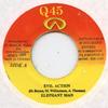 7inch Record ELEPHANT MAN / WICKER MAN - Evil Action / If Them Start Q45 2000 Jamaica Reggae, Ska & Dub