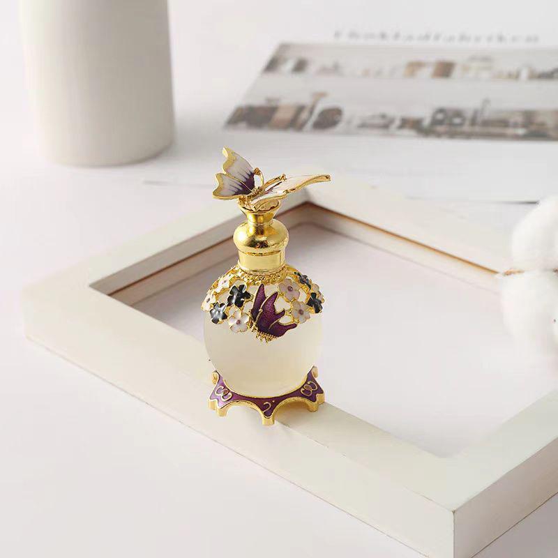 15 мл винтажный флакон для духов пустой флакон-капельница для эфирных масел многоразовый контейнер флакон-бабочка декоративный подарок