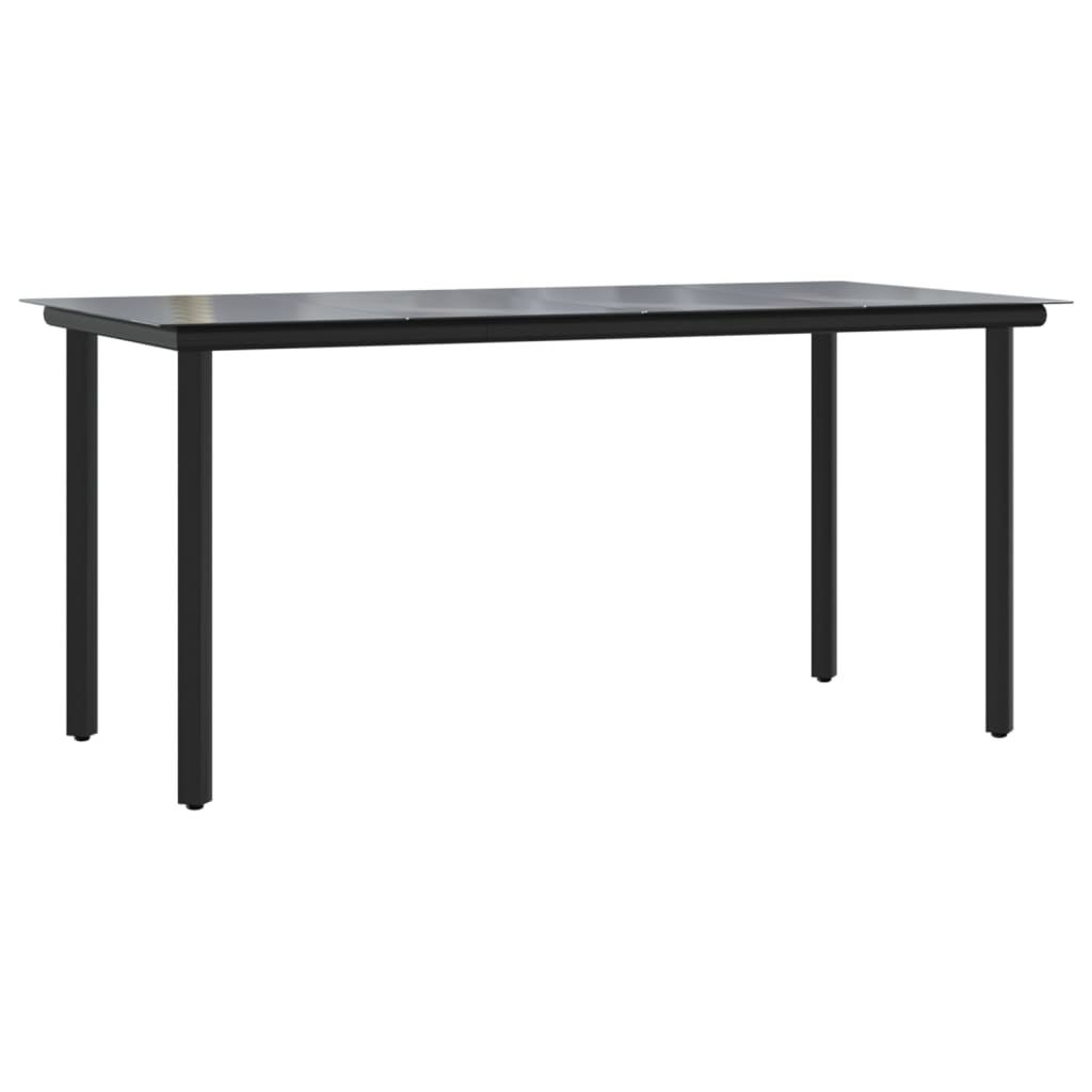 Vidaxl 5-Częściowy Zestaw Mebli Ogrodowych, Czarny, Rattan Pvc