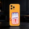 Красочный чехол для телефона с изображением сардины S и лобстера L для iPhone 17,16,15,14,13,12,11 Plus,Pro Max,SE4 Мягкий силиконовый черный чехол