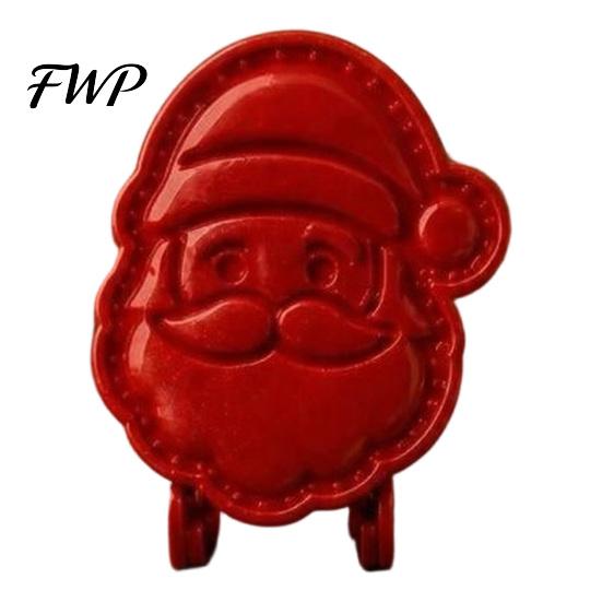 Baking Tools for Christmas Hand Press Pie Mold, Plastic Pastry Dough Cookie Molds Kids Neatly Cut Cutters DIY Holiday Treats Kitchen