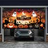 A Halloween garage banner suitable for general occasions and without featherszyc