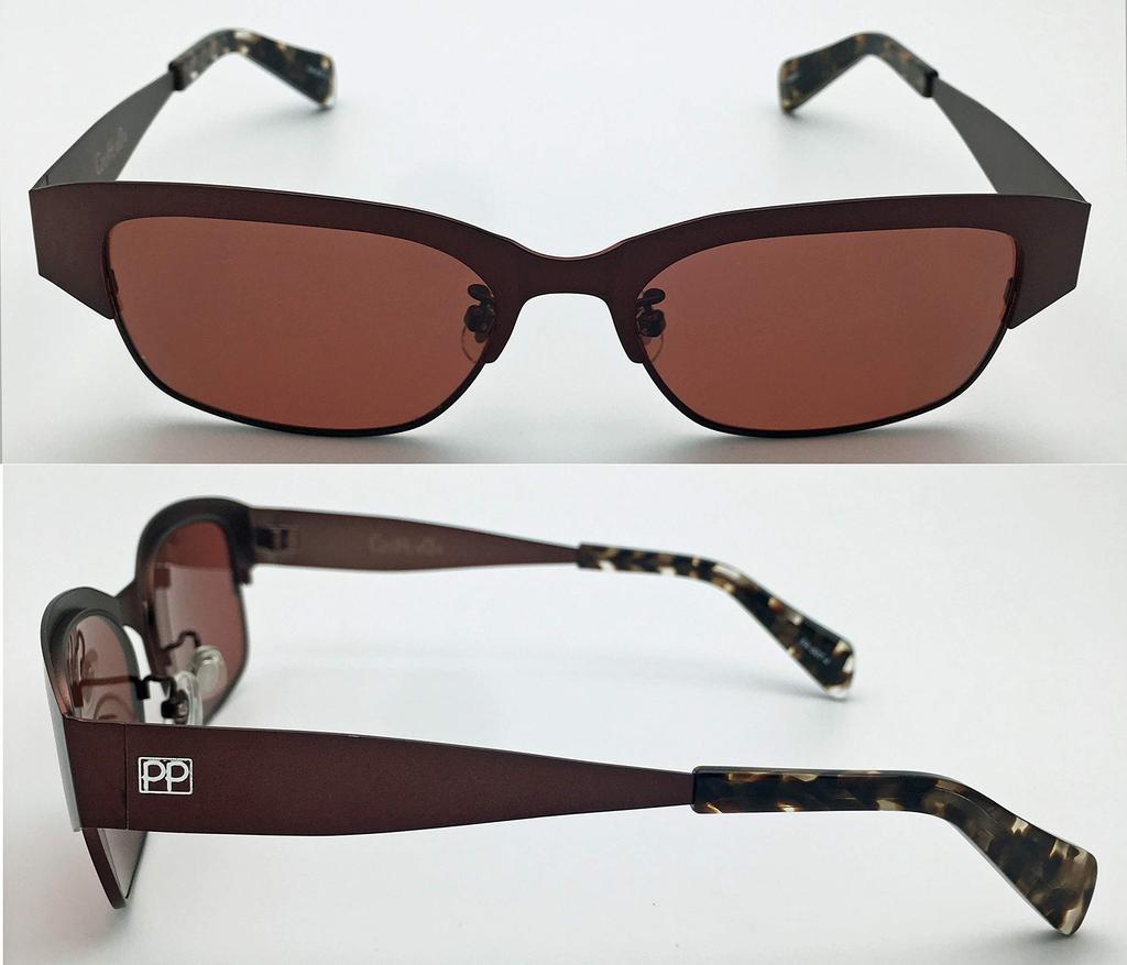 Солнцезащитные очки с поляризацией PP, защита от ультрафиолета, солнцезащитные очки для вождения, высококачественная оправа, линзы из поликарбоната ручной работы (Фенол Фталеин) (коричневый)