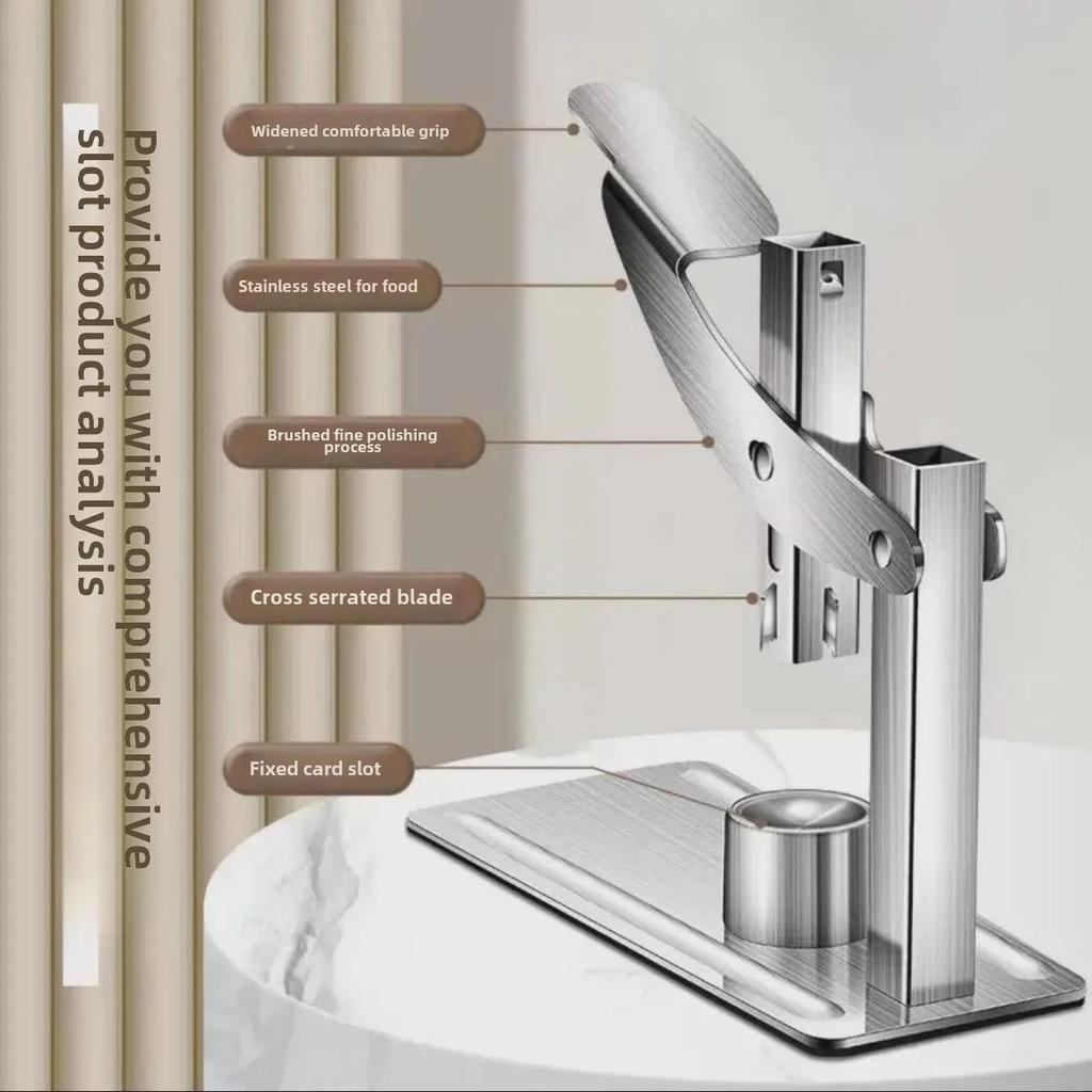 Зажим для открывания каштанов из нержавеющей стали нажимного типа