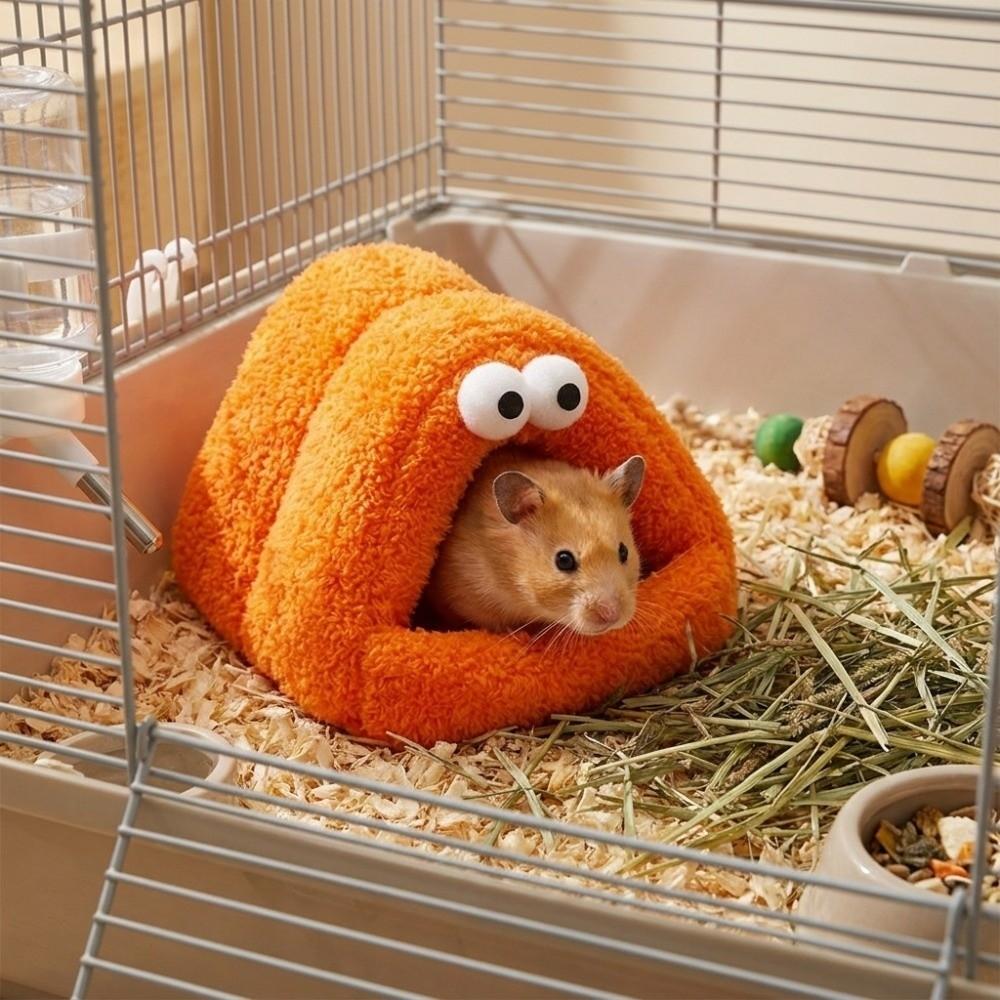 Cozy Hedgehog Hideout Nest Cold-proof Pet Cotton Hut Hamster Bed House Cage Accessories