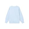 Jordan Solid Color Logo Patch Pullover Casual Loose Fleece-Lined Long Sleeve Sweatshirt Women Tops Ice-Blue DQ4600-411