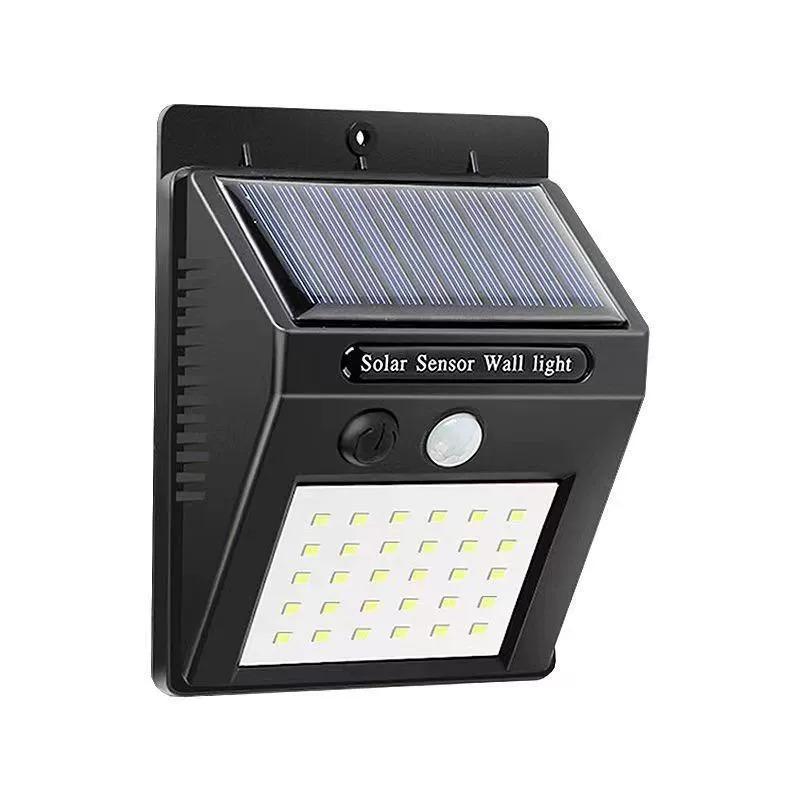 Luz solar LED para exteriores con sensor de movimiento para jardín y patio
