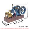 Single Cylinder Four Stroke Internal Combustion Engine Model 6cc All Metal Horizontal Engine Vintage Water Cooled Engine Model