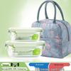 ZISIZ Heat-Resistant Glass Food Container Set