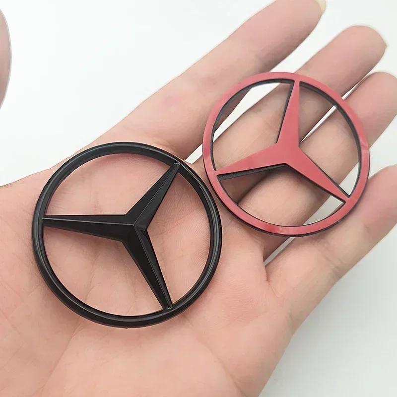 NGR2 52/57mm ABS Car Steering Wheel Emblem Sticker Accessories Mercedes Benz AMG GLC CLA GLK W166 W203 W206 W246 W176 W177 W205
