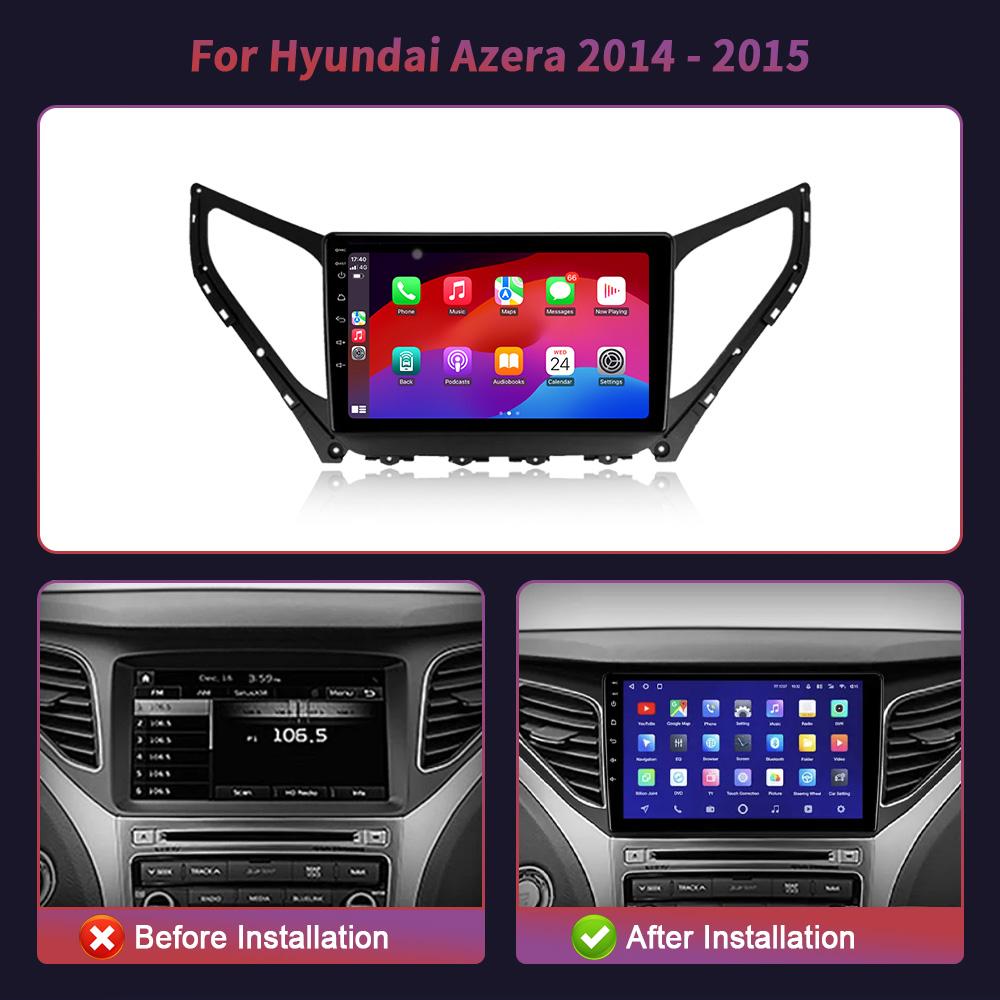 Android для Hyundai Azera 2014-2015 Автомобильный Радио Мультимедиа Навигация Центральный GPS Беспроводной Carplay Стерео DSP WIFI Экран