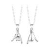 2 Pcs Couple Matching Necklace Set Pinky Promise Matching Necklaces Best Friends
