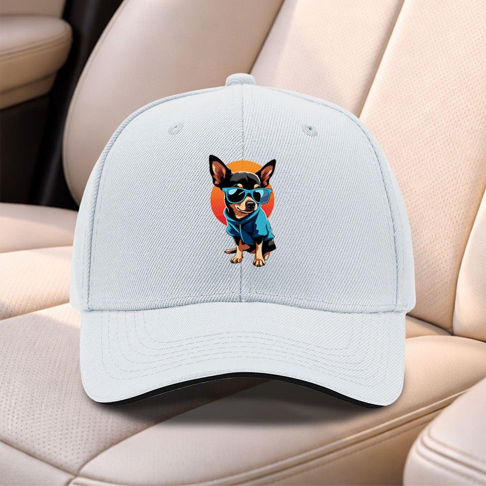 Chihuahua Sandwich Baseball Cap Adjustable Duckbill Hat For Men Women Casual Outdoor Fishing Sports