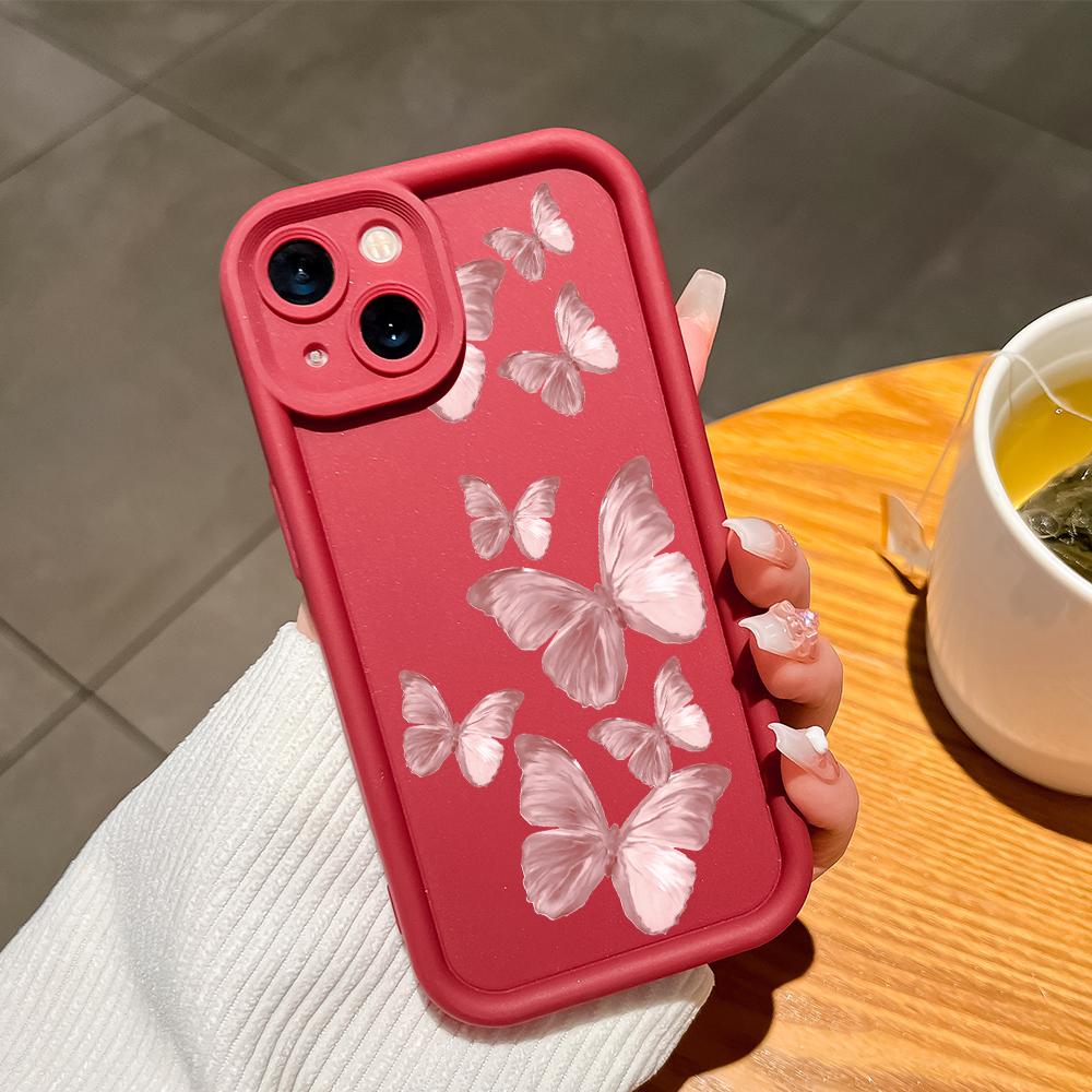 Soft Silicone Phone Casing Full Cover Camera Shockproof Protection Case for iPhone Huawei Honor Samsung Xiaomi Redmi OPPO Realme Vivo Infinix Tecno