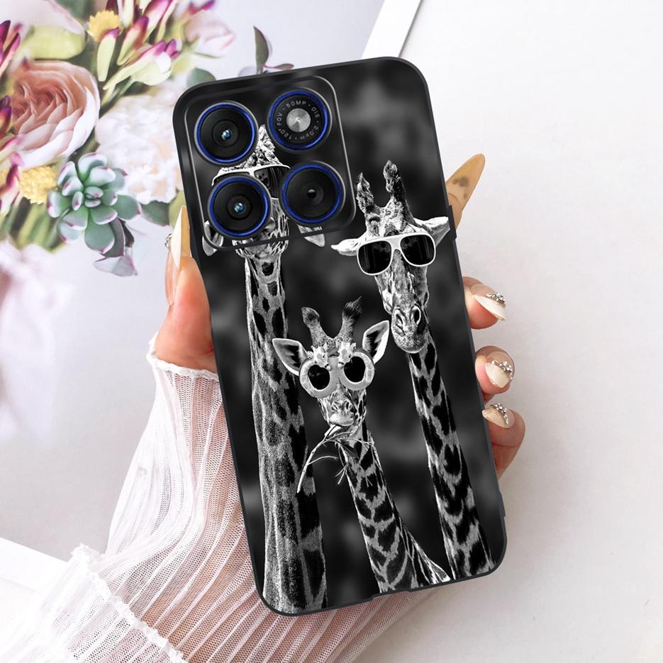For Motorola Edge 70 Case XT2601-2 Cute Cat Peacock Painted Cover Soft Silicone Case For Motorola Edge 70 Fusion Edge70 5G Shell