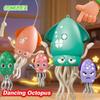 Детская игрушка: танцующий осьминог, электрические игрушки-антистресс для малышей, светящиеся игрушки-ползунки, игры для детей, домашние животные (кошка).