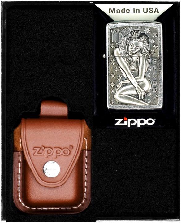 ZIPPO Lighter Set ZODIAC VIRGO Virgo Gift No4