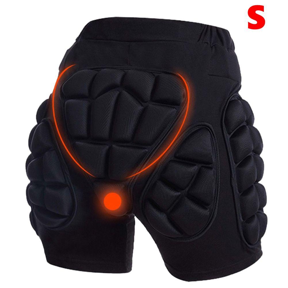3D Защитные Шорты с Подкладкой Дышащие Зимние Защитные Шорты с EVA-Вставкой для Защиты Бедер и Копчика