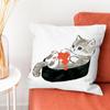MMofusand Cats Cute Pillow Case Plush Fabric Soft Pillowcase Double Sided Print Cushion Cover Household Gifts