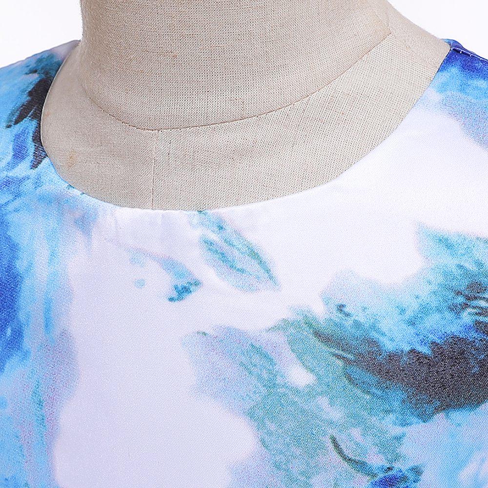 Платье с цветочным принтом для девочек, детское платье принцессы для девочек, платье для девочек на день рождения