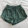Lady Shorts High Waist Breathable Drawstring Elastic Waist Summer Pants Female Clothes
