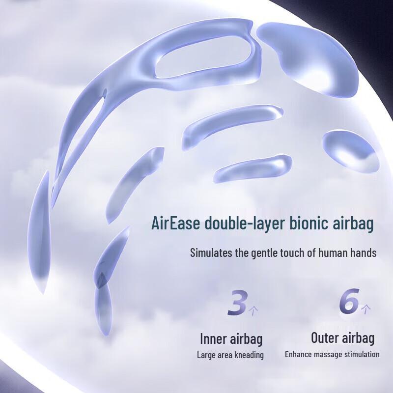 Умный массажер для глаз Philips с подогревом, охлаждением и воздушными подушками, штекер CN (адаптер в комплекте)