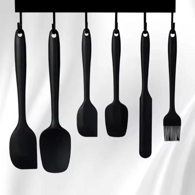 Набор кухонных лопаток из пищевого силикона для выпечки, приготовления пищи и смешивания, антипригарные кухонные принадлежности, можно мыть в посудомоечной машине